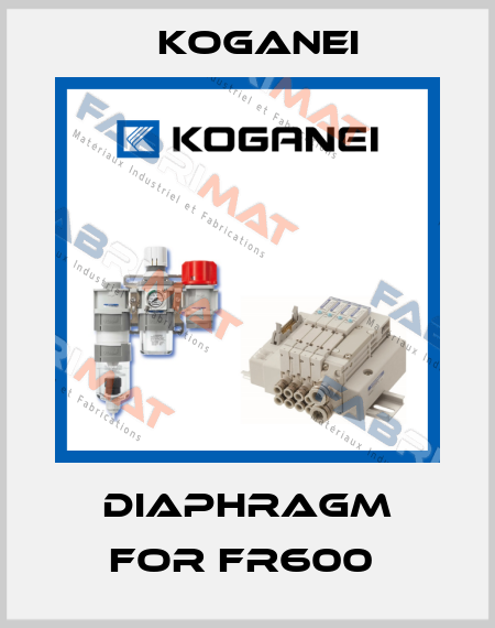 DIAPHRAGM FOR FR600  Koganei