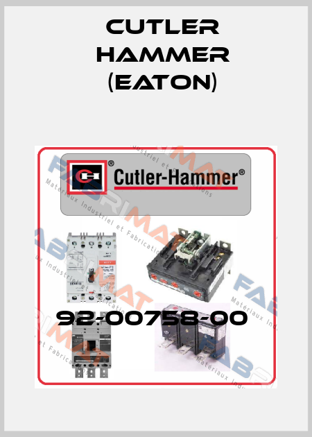 92-00758-00  Cutler Hammer (Eaton)
