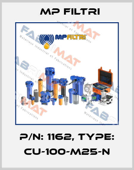 P/N: 1162, Type: CU-100-M25-N MP Filtri