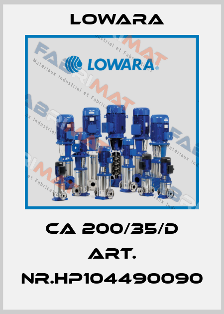 CA 200/35/D Art. Nr.HP104490090 Lowara