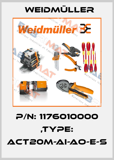 P/N: 1176010000 ,Type: ACT20M-AI-AO-E-S Weidmüller