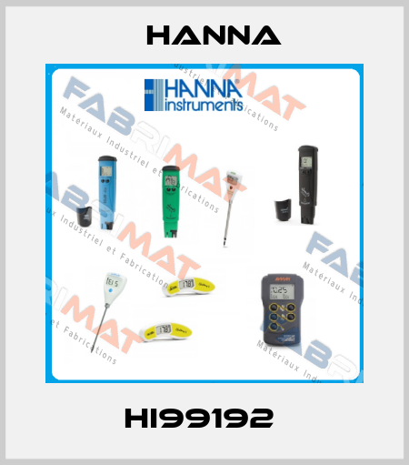 HI99192  Hanna