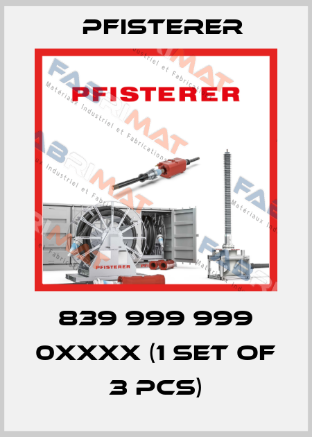 839 999 999 0XXXX (1 set of 3 pcs) Pfisterer