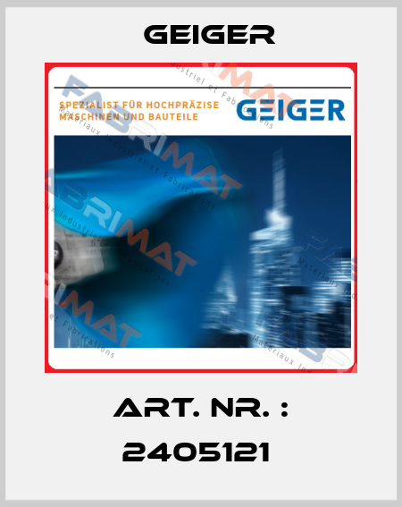 ART. NR. : 2405121  Geiger
