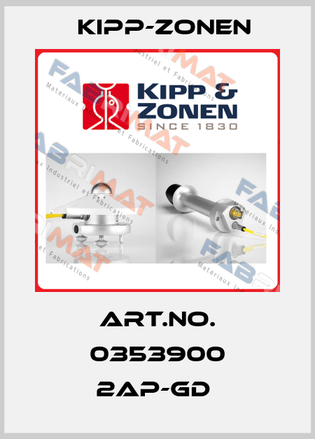 ART.NO. 0353900 2AP-GD  Kipp-Zonen