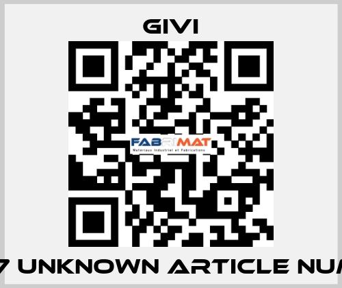 UT807 unknown article number  Givi