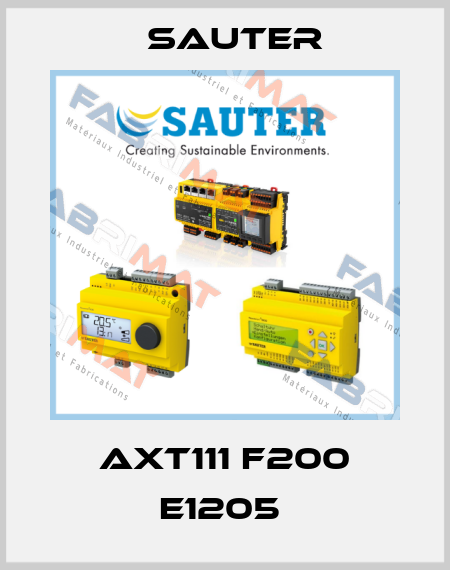 AXT111 F200 E1205  Sauter