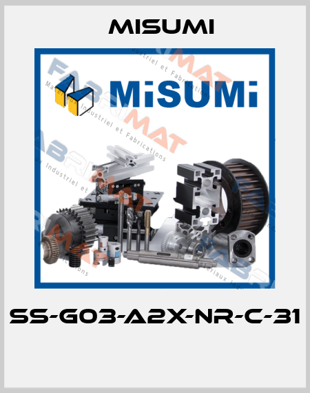 SS-G03-A2X-NR-C-31  Misumi