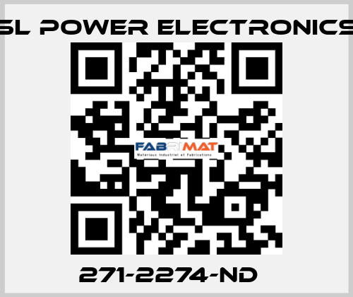 271-2274-ND   SL Power Electronics