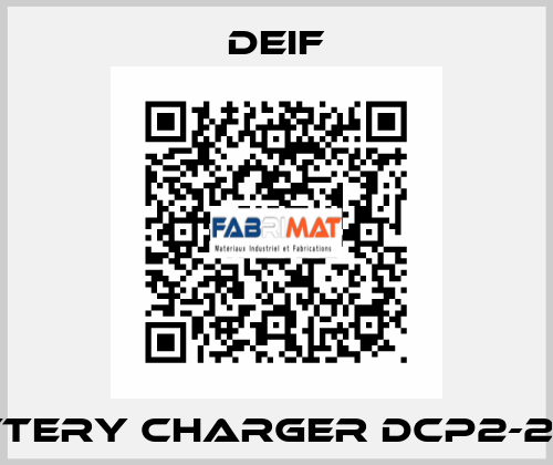 BATTERY CHARGER DCP2-2410  Deif