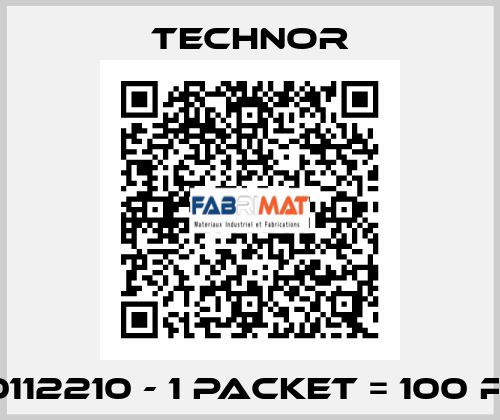 B170112210 - 1 packet = 100 pcs.  TECHNOR
