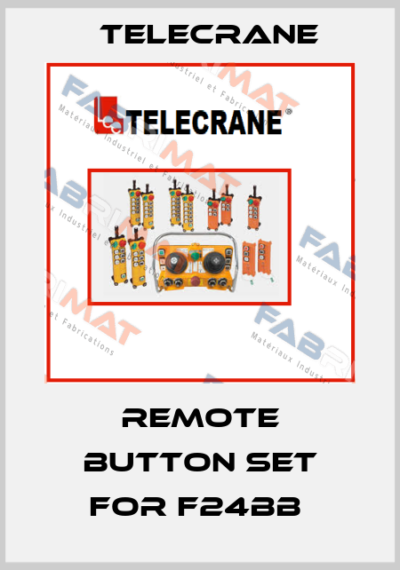 Remote Button Set For F24BB  Telecrane