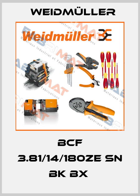 BCF 3.81/14/180ZE SN BK BX  Weidmüller