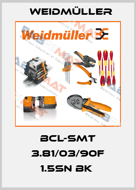 BCL-SMT 3.81/03/90F 1.5SN BK  Weidmüller