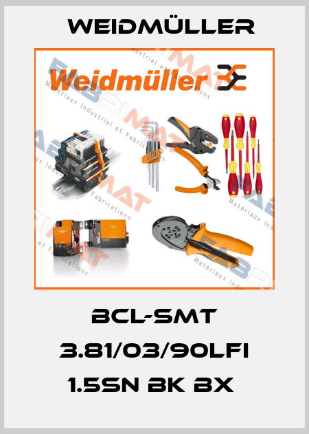 BCL-SMT 3.81/03/90LFI 1.5SN BK BX  Weidmüller