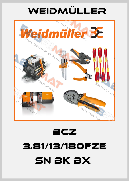 BCZ 3.81/13/180FZE SN BK BX  Weidmüller