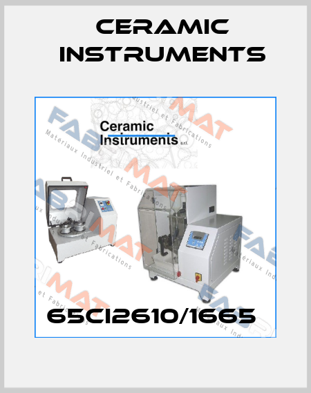 65CI2610/1665  Ceramic Instruments