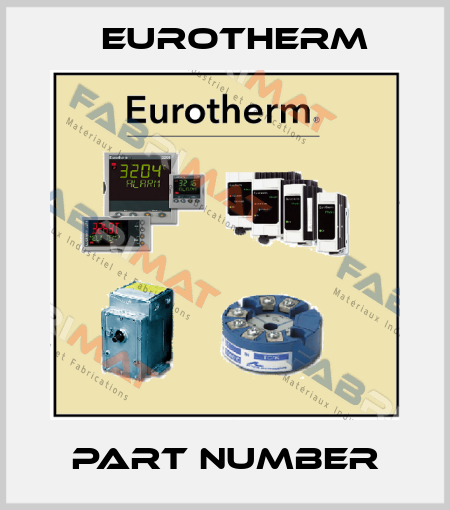 Part number Eurotherm