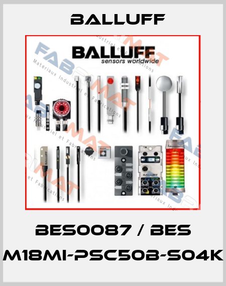 BES0087 / BES M18MI-PSC50B-S04K Balluff