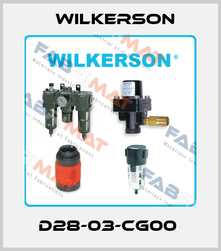 D28-03-CG00  Wilkerson