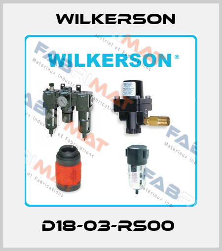 D18-03-RS00  Wilkerson