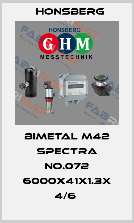 BIMETAL M42 SPECTRA NO.072 6000X41X1.3X 4/6  Honsberg