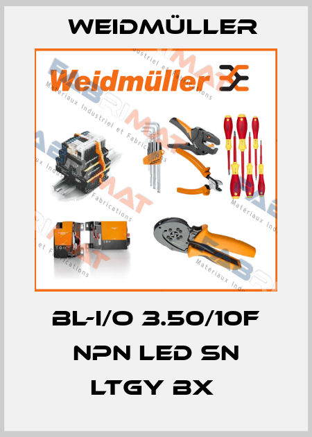 BL-I/O 3.50/10F NPN LED SN LTGY BX  Weidmüller