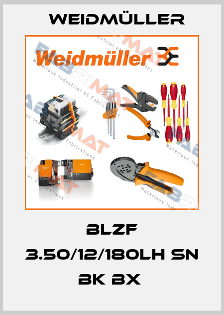 BLZF 3.50/12/180LH SN BK BX  Weidmüller