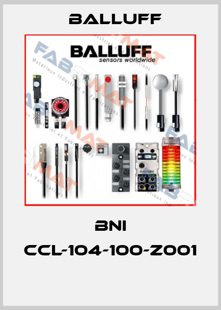 BNI CCL-104-100-Z001  Balluff
