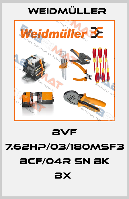 BVF 7.62HP/03/180MSF3 BCF/04R SN BK BX  Weidmüller