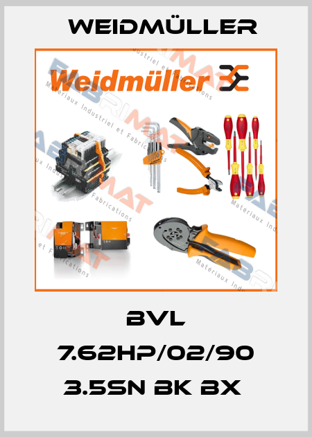 BVL 7.62HP/02/90 3.5SN BK BX  Weidmüller