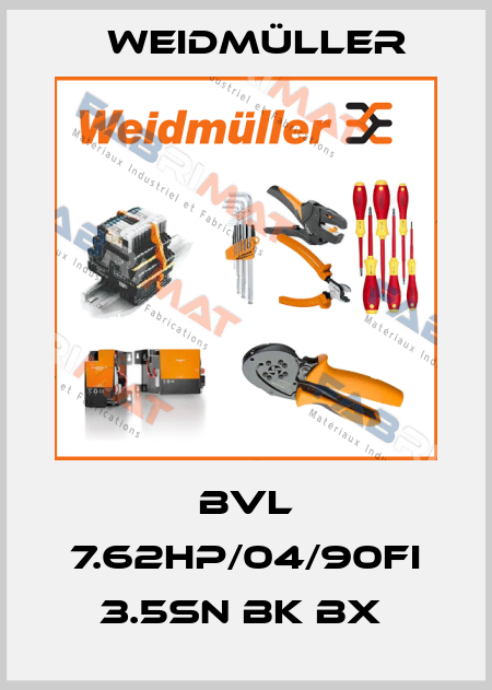 BVL 7.62HP/04/90FI 3.5SN BK BX  Weidmüller