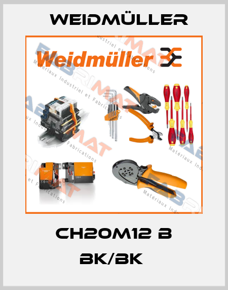 CH20M12 B BK/BK  Weidmüller