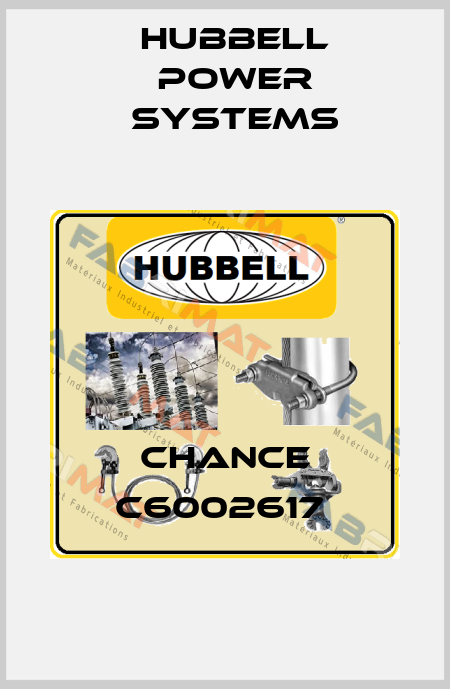 CHANCE C6002617  Hubbell Power Systems