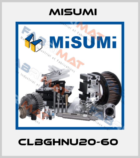 CLBGHNU20-60  Misumi