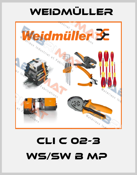 CLI C 02-3 WS/SW B MP  Weidmüller