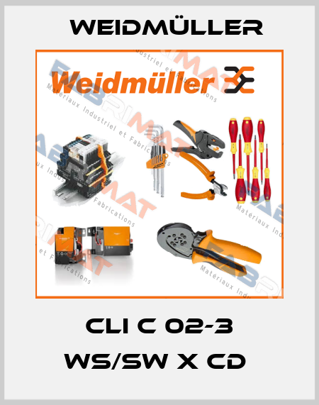 CLI C 02-3 WS/SW X CD  Weidmüller
