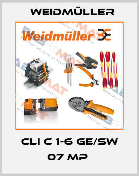 CLI C 1-6 GE/SW 07 MP  Weidmüller