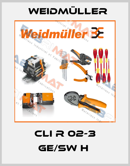 CLI R 02-3 GE/SW H  Weidmüller