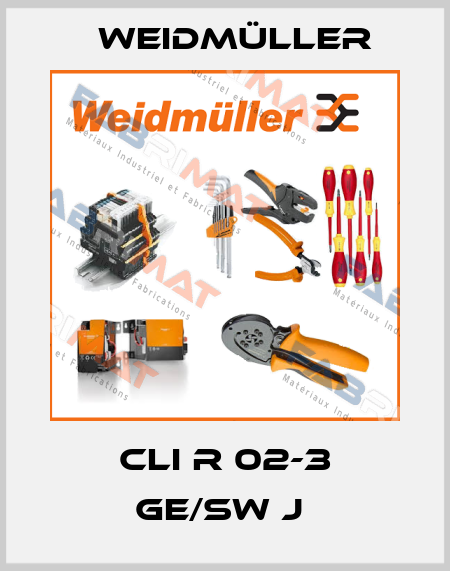 CLI R 02-3 GE/SW J  Weidmüller