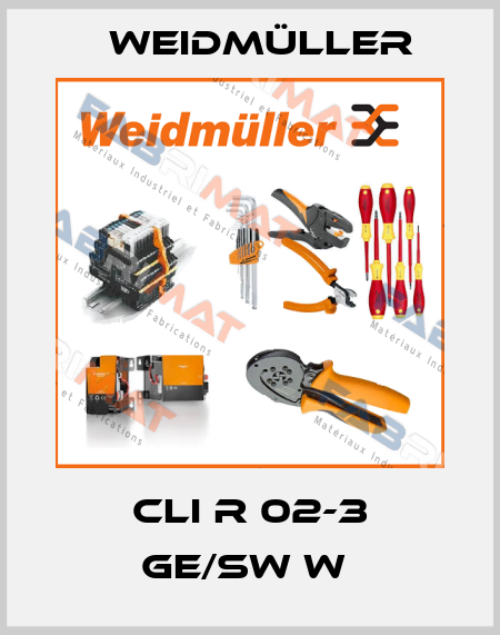 CLI R 02-3 GE/SW W  Weidmüller