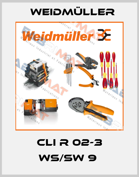 CLI R 02-3 WS/SW 9  Weidmüller