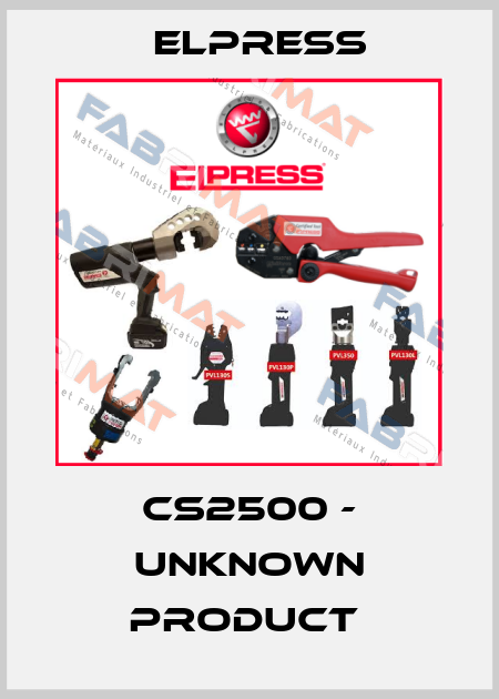 CS2500 - unknown product  Elpress