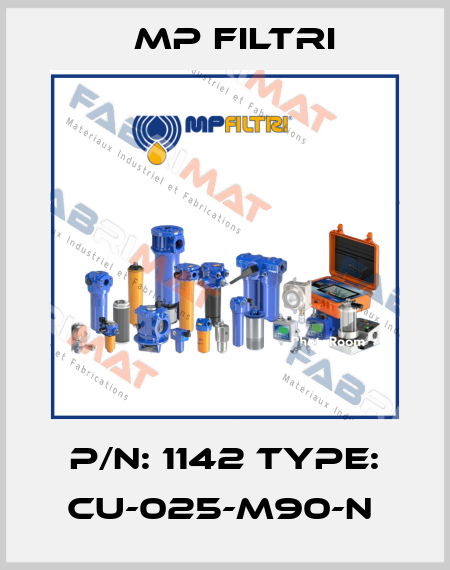 P/N: 1142 Type: CU-025-M90-N  MP Filtri