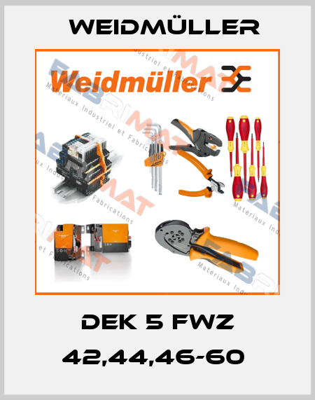 DEK 5 FWZ 42,44,46-60  Weidmüller