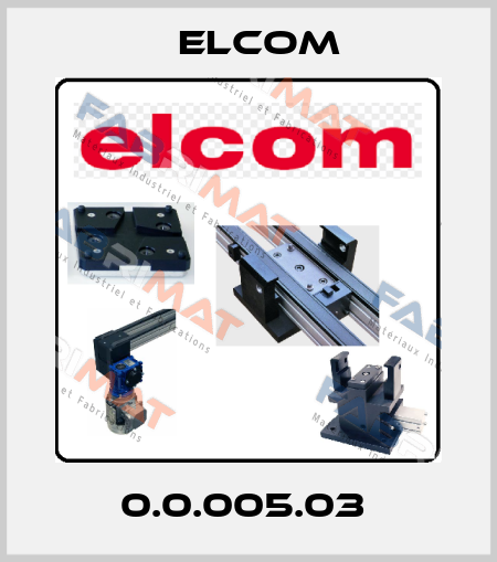 0.0.005.03  Elcom