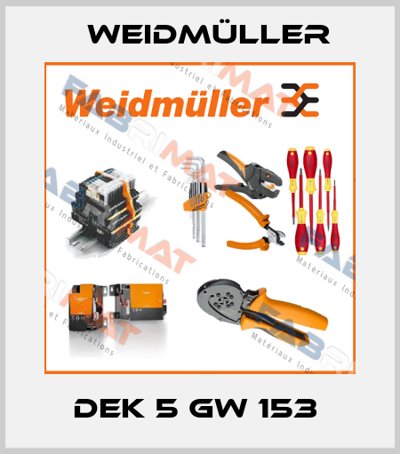DEK 5 GW 153  Weidmüller