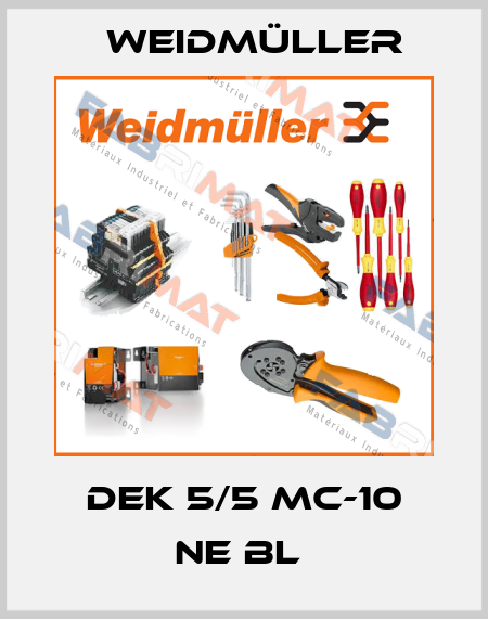 DEK 5/5 MC-10 NE BL  Weidmüller