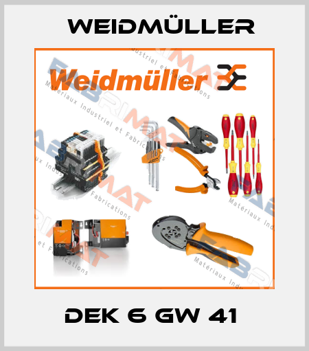 DEK 6 GW 41  Weidmüller