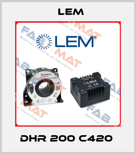DHR 200 C420  Lem